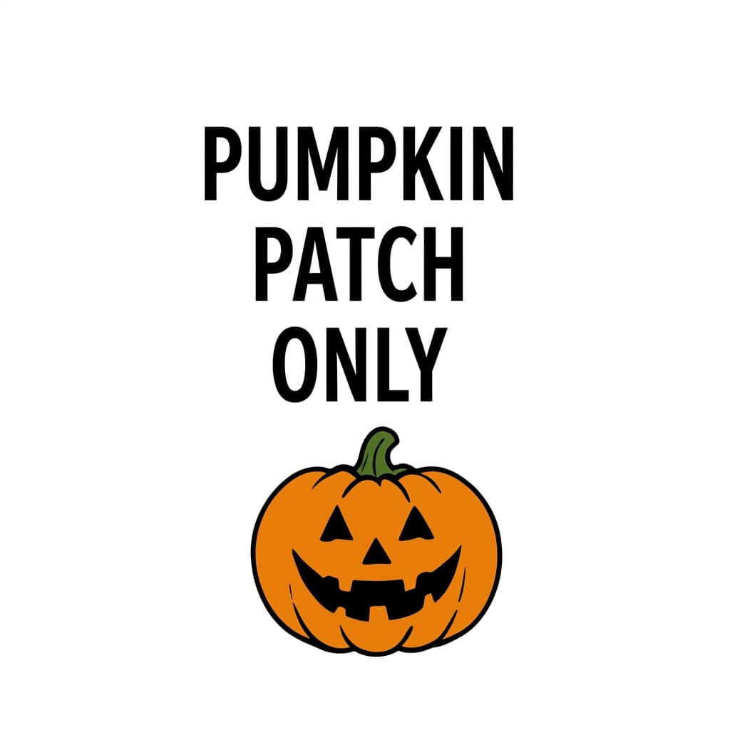 Pumpkin Patch Only